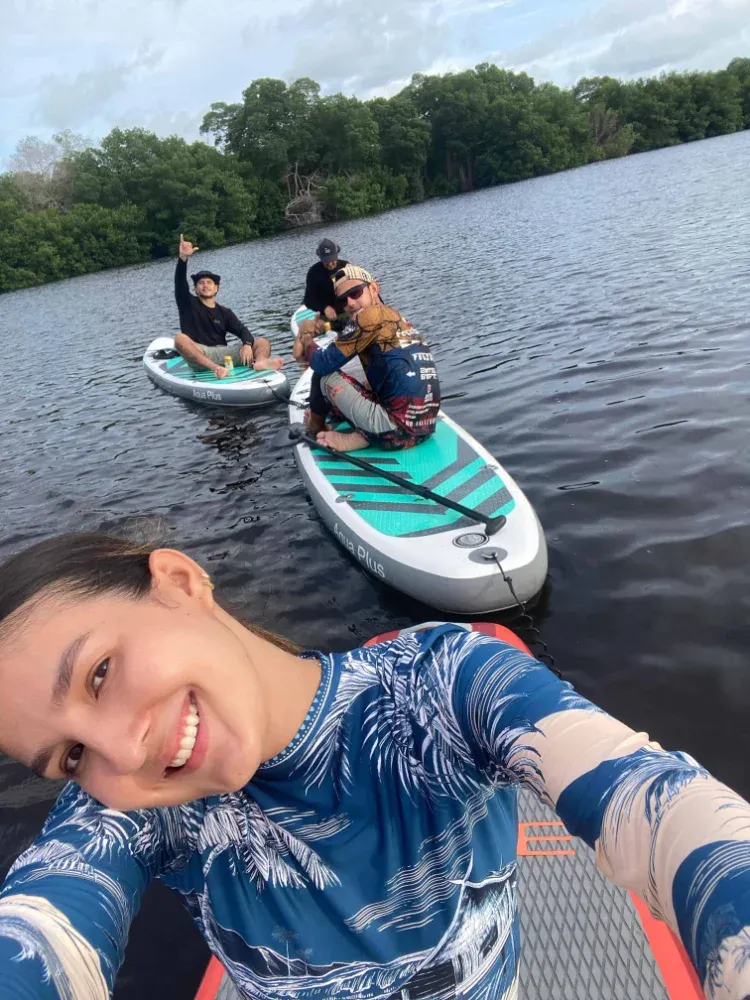Paseo por la ciénaga la caimanera foto grupal Paseo por la ciénaga la caimanera foto grupal!